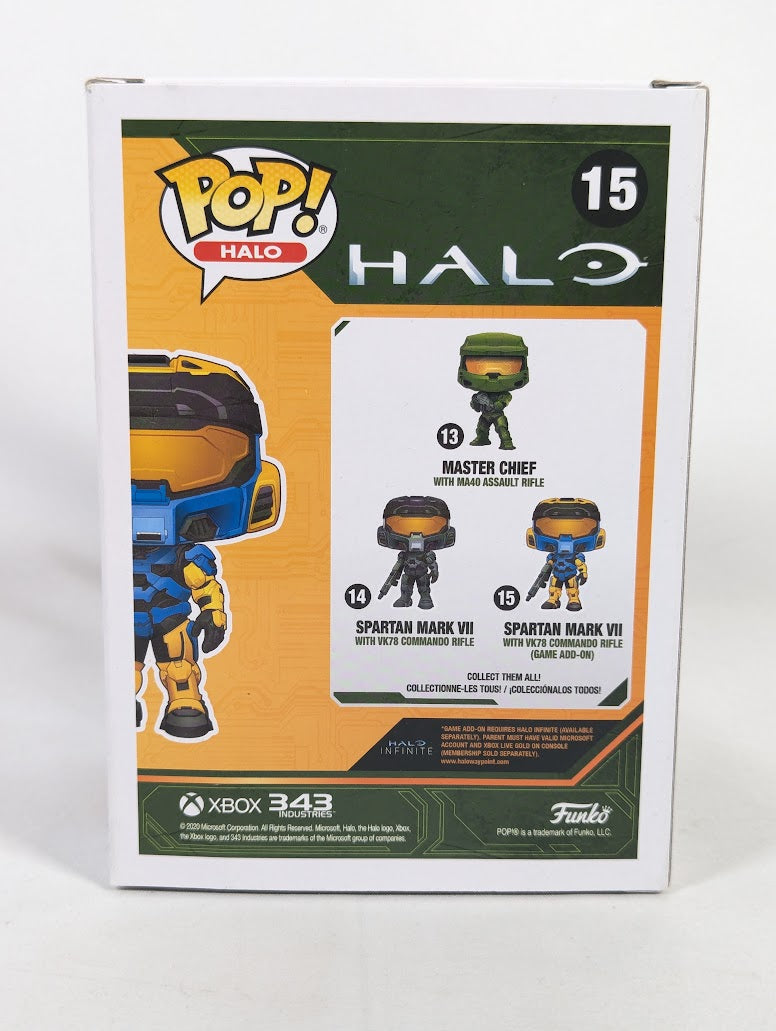 Halo Spartan Mark VII With VK78 Commando Rifle Funko Pop! Vinyl Figure #15