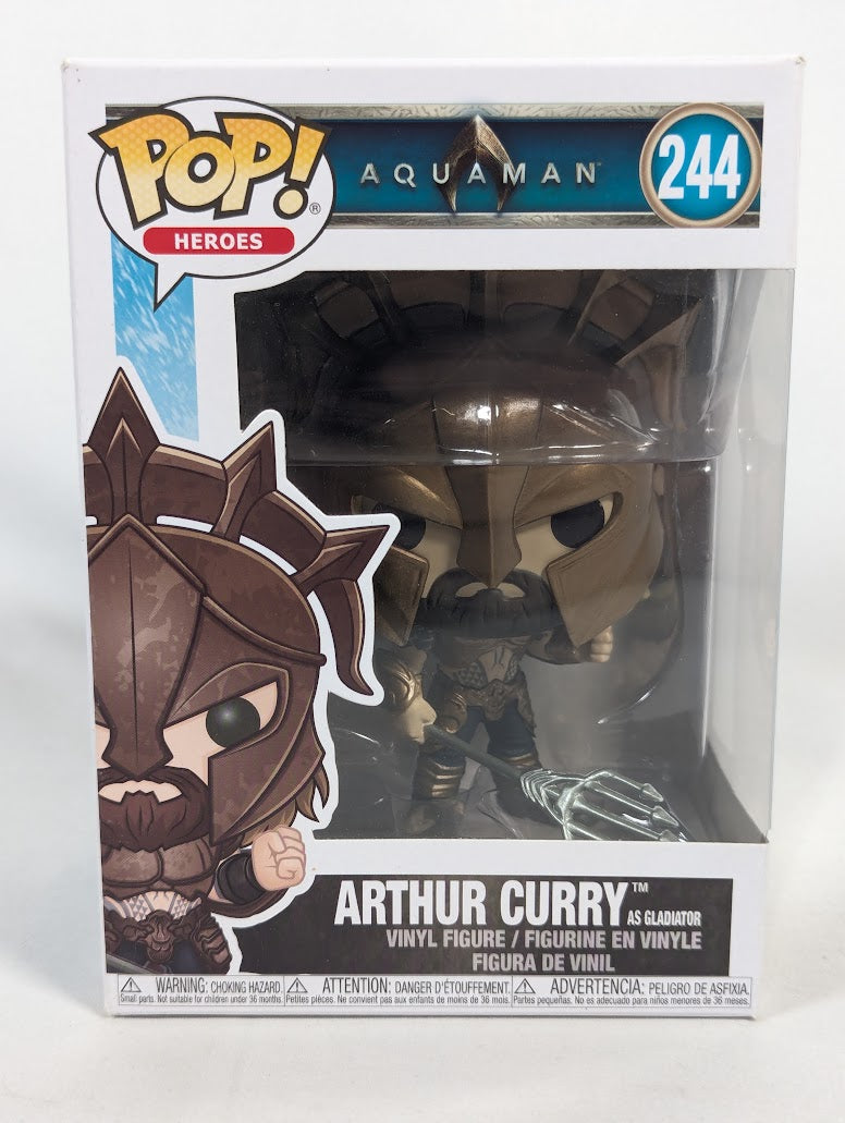 DC Comics Aquaman Arthur Curry as Gladiator Funko Pop! Vinyl Figure #244