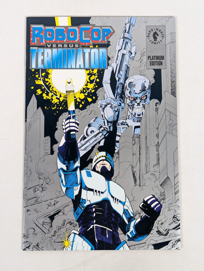 Robocop Versus The Terminator #1 Platinum Edition 1992 Comic Book