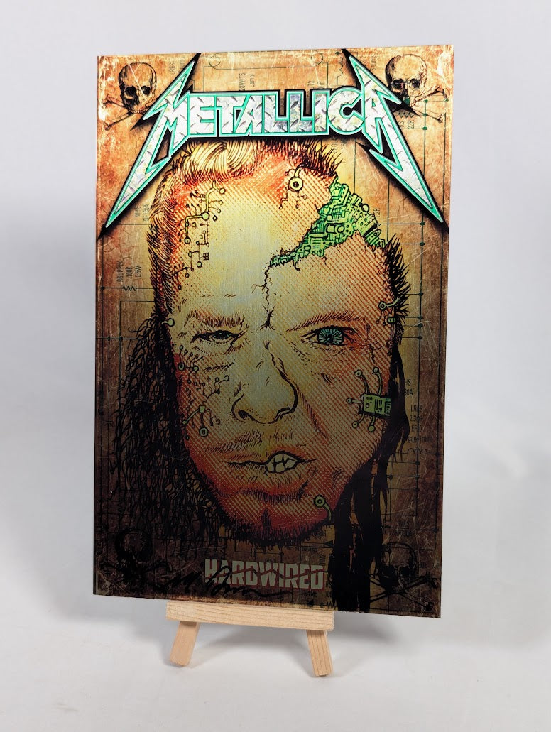 Rock & Roll Biographies Metallica Cover B Mark Devito Gold Foil 2017 Comic Book