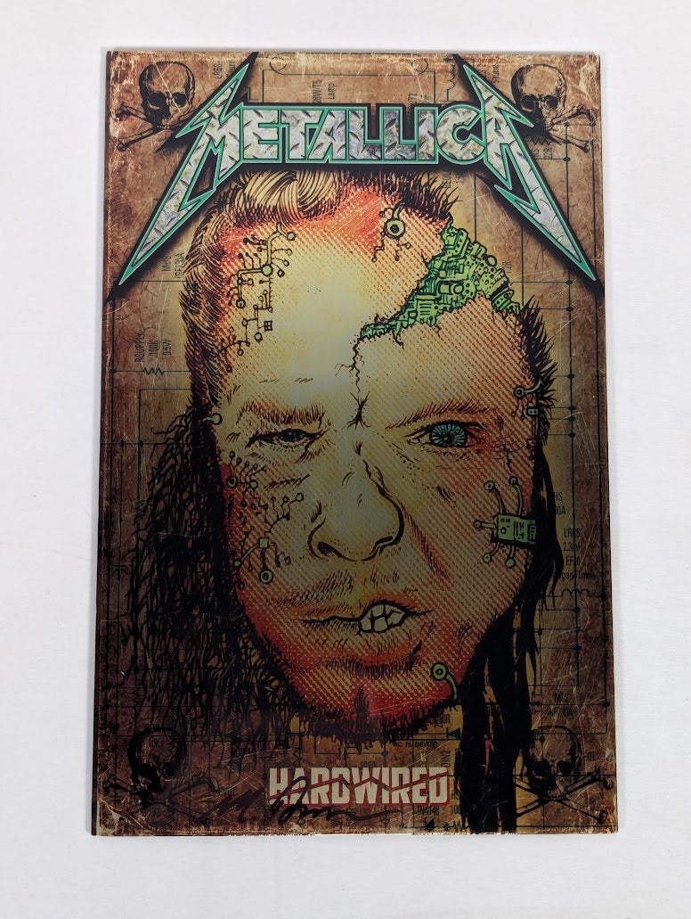 Rock & Roll Biographies Metallica Cover B Mark Devito Gold Foil 2017 Comic Book