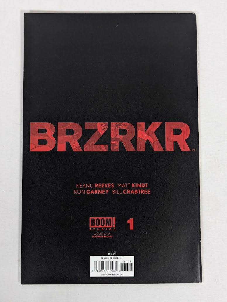 BRZRKR #1 Cover H Rafael Grampa Variant 2021 Comic Book