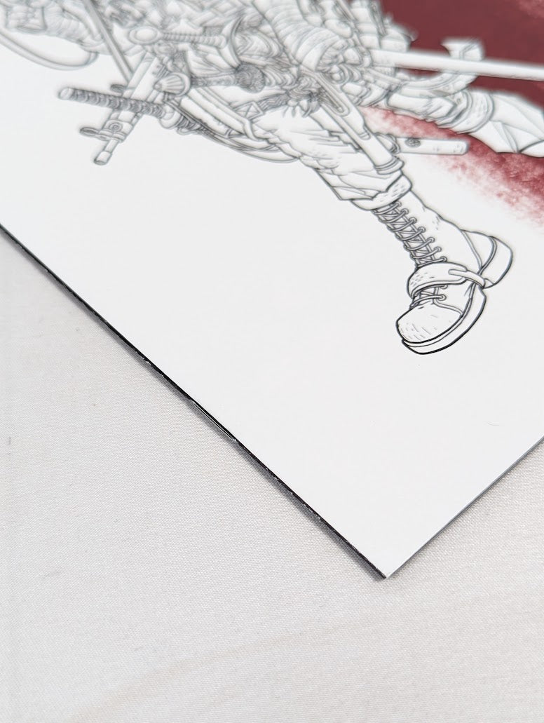 BRZRKR #2 Rafael Grampa Red Stripe Sketch Secret Variant Cover 2021 Comic Book