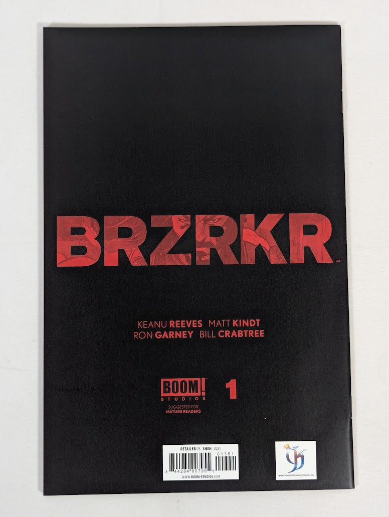 BRZRKR #1 Sajad Shah Virgin Variant 2021 Comic Book