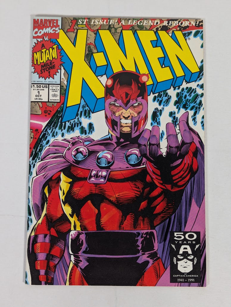 Marvel X-Men #1 Cover B & D Jim Lee 1991 Comic Book Bundle