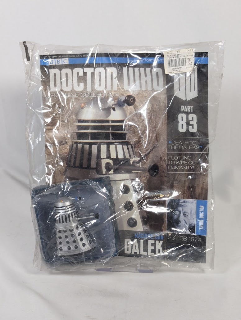 Doctor Who Figurine Collection Issue 83 Machine Gun Dalek Eaglemoss Figurine and Magazine
