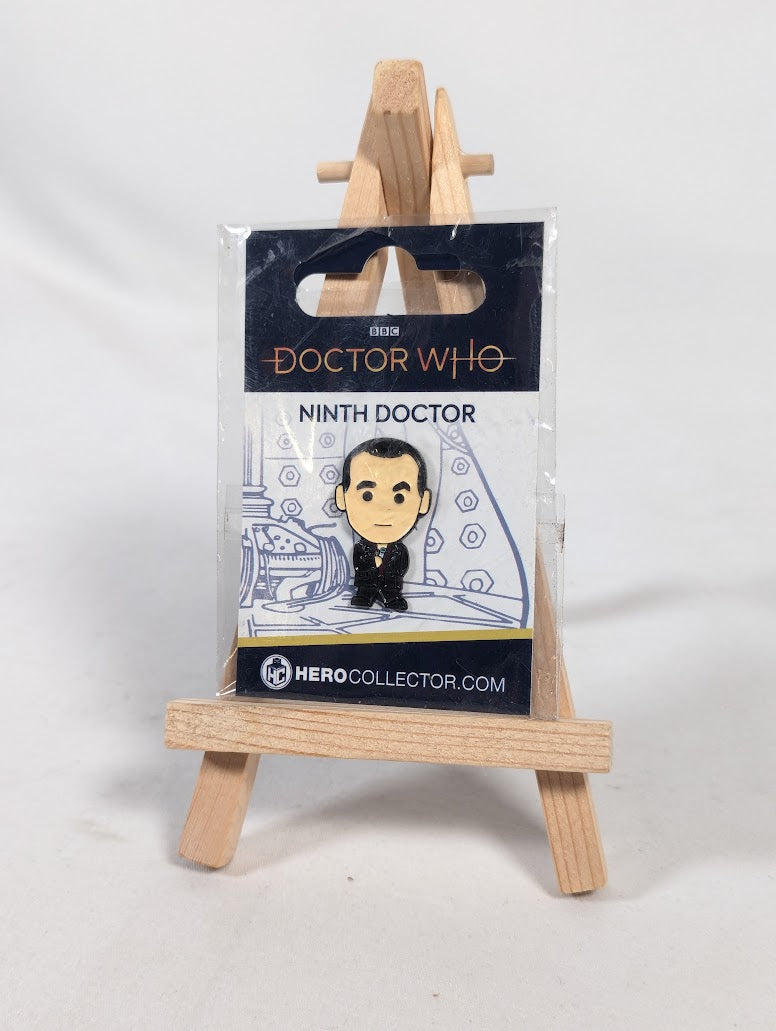 Doctor Who Ninth Doctor Eaglemoss Hero Collector Pin Badge