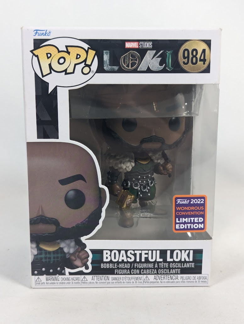 Marvel Loki Boastful Loki (2022 Wondrous Convention) Funko Pop! Vinyl Figure #984