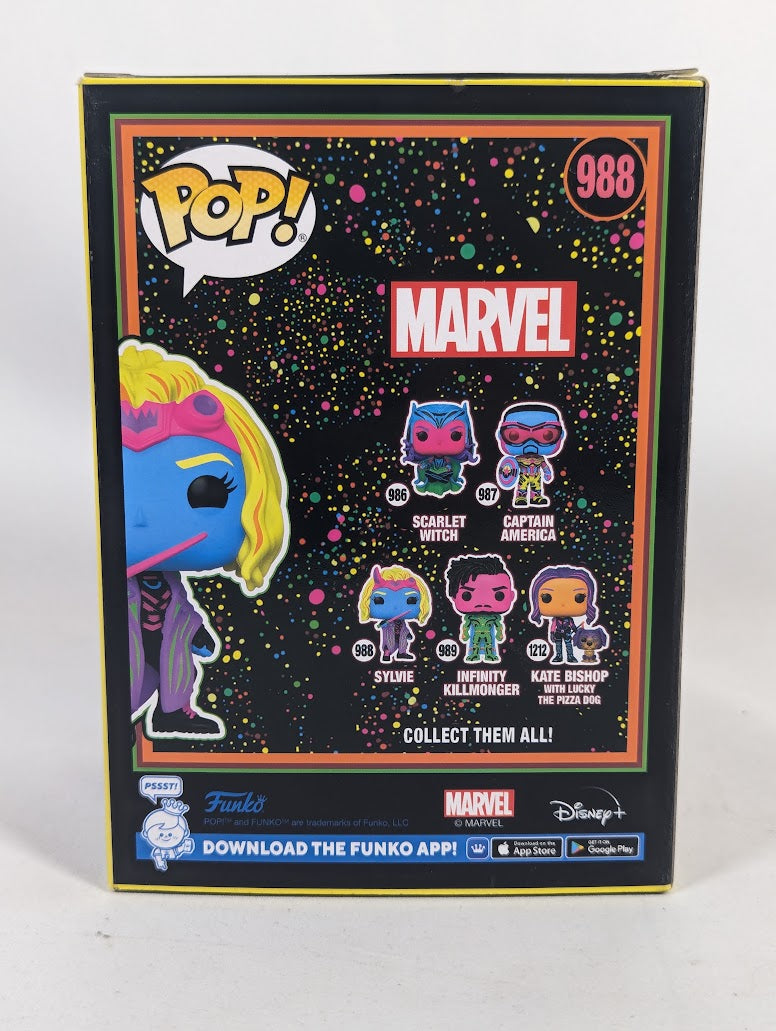 Marvel Loki Sylvie (Blacklight) Funko Pop! Vinyl Figure #988