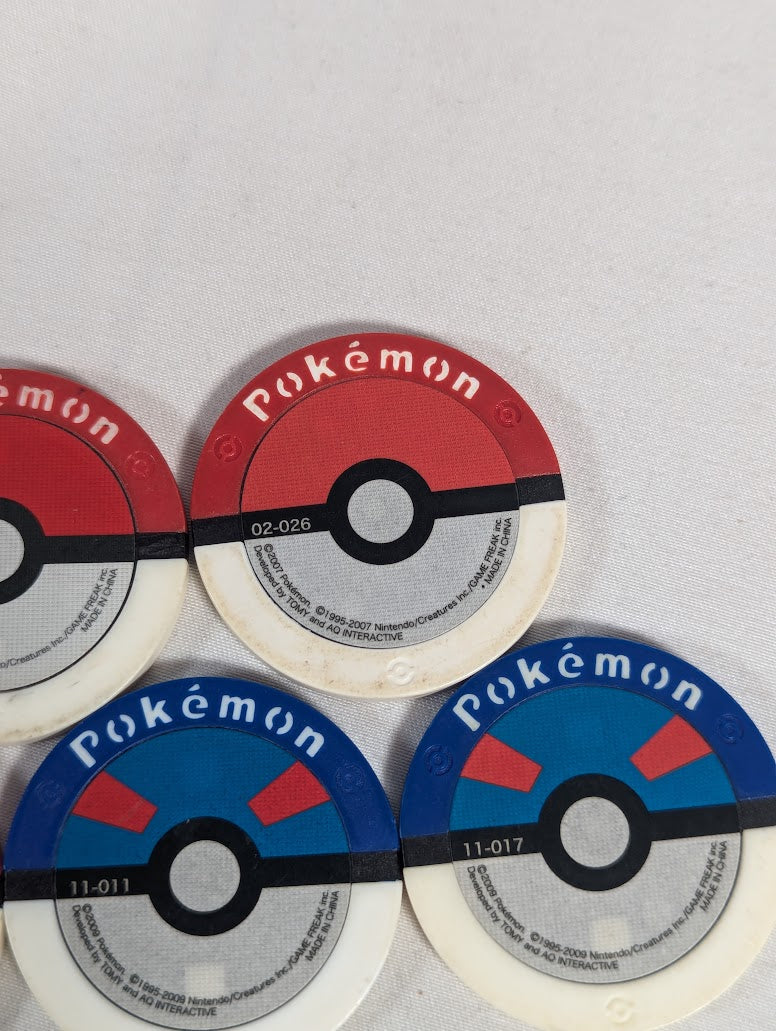 Pokemon Battrio Japanese Arcade Game Bundle of 5 Coins
