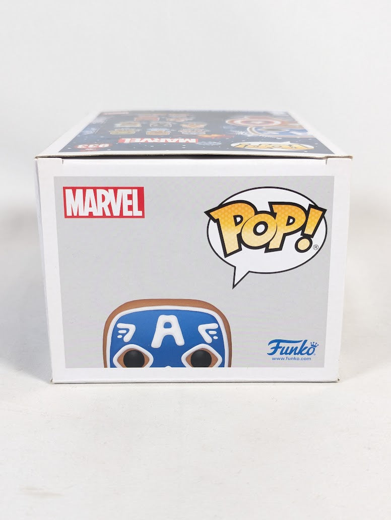Marvel Gingerbread Captain America Funko Pop! Vinyl Figure #933