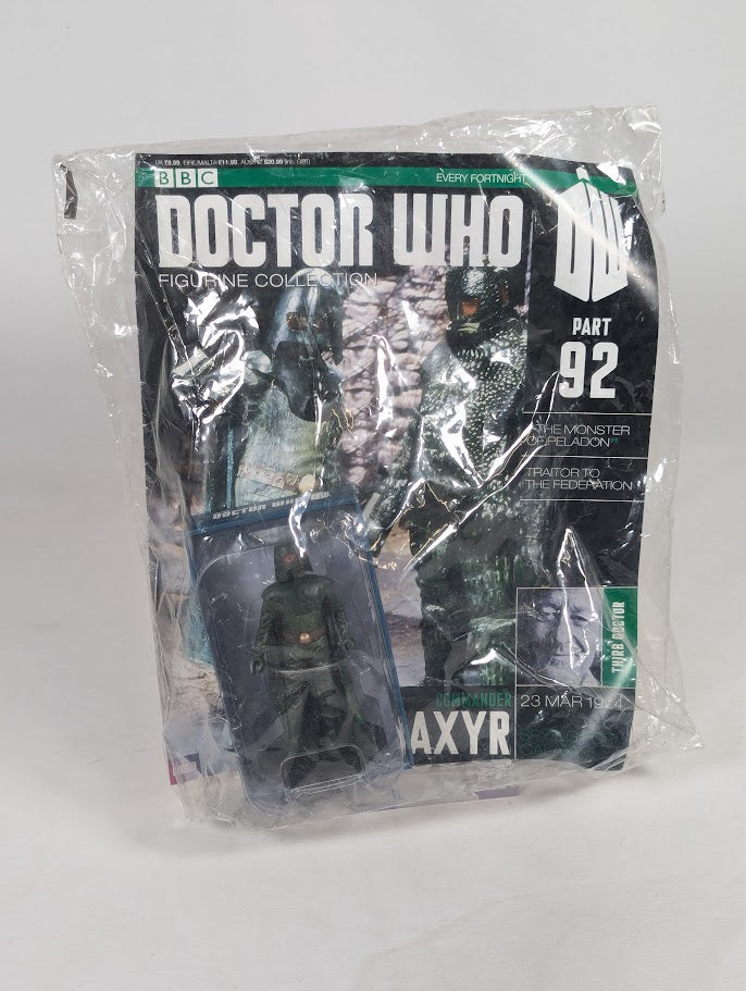 Doctor Who Figurine Collection Issue 92 Commander Azaxyr Eaglemoss Figure With Magazine
