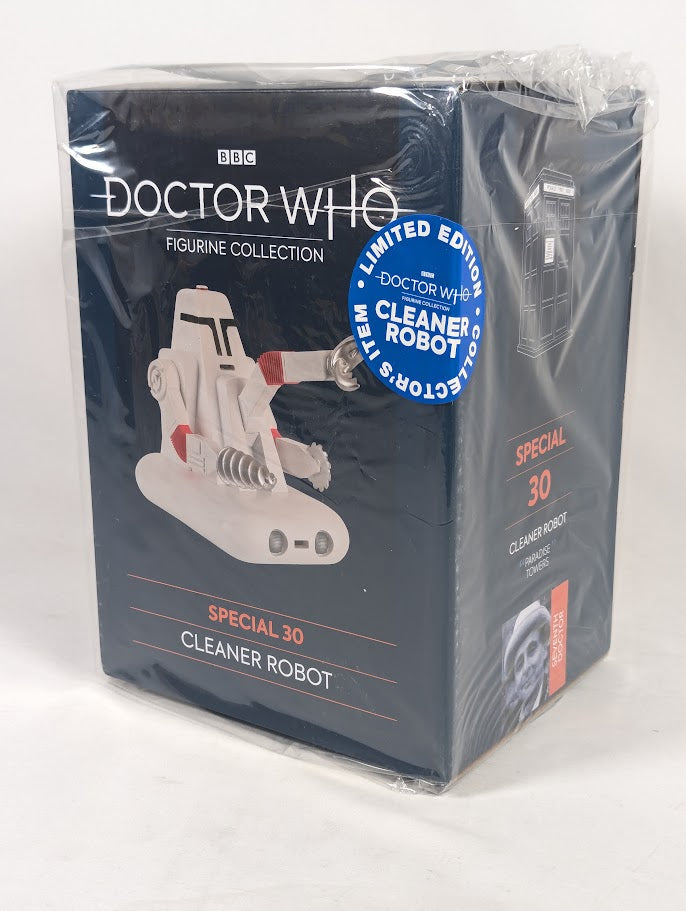 Doctor Who Figurine Collection Cleaner Robot 12cm Eaglemoss Figure With Magazine (Sealed)