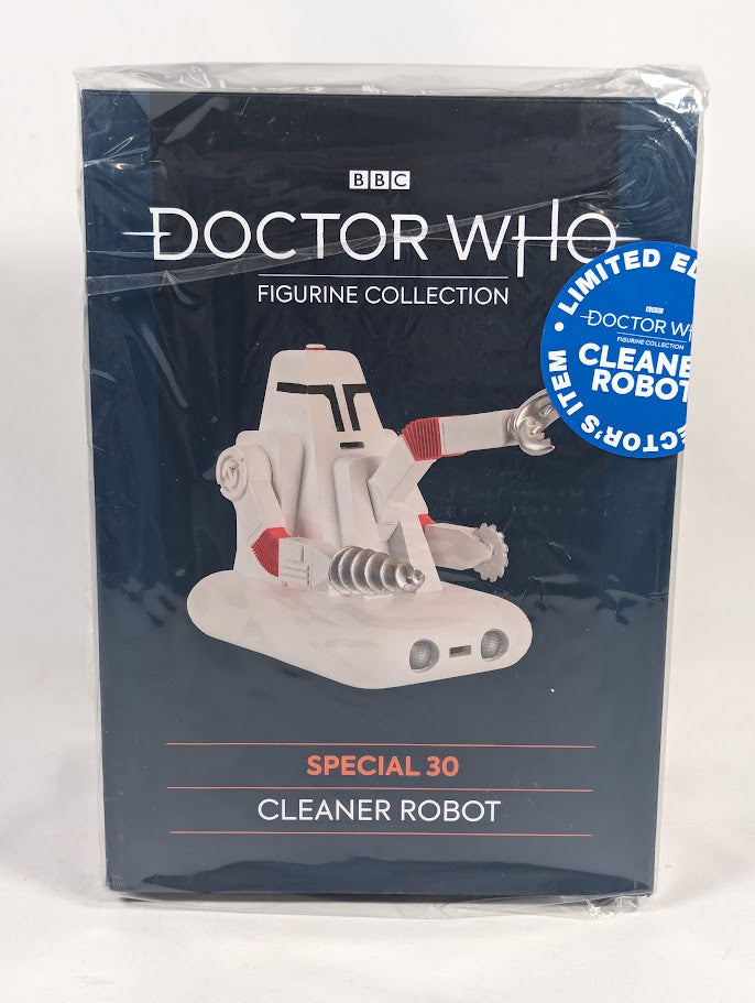 Doctor Who Figurine Collection Cleaner Robot 12cm Eaglemoss Figure With Magazine (Sealed)