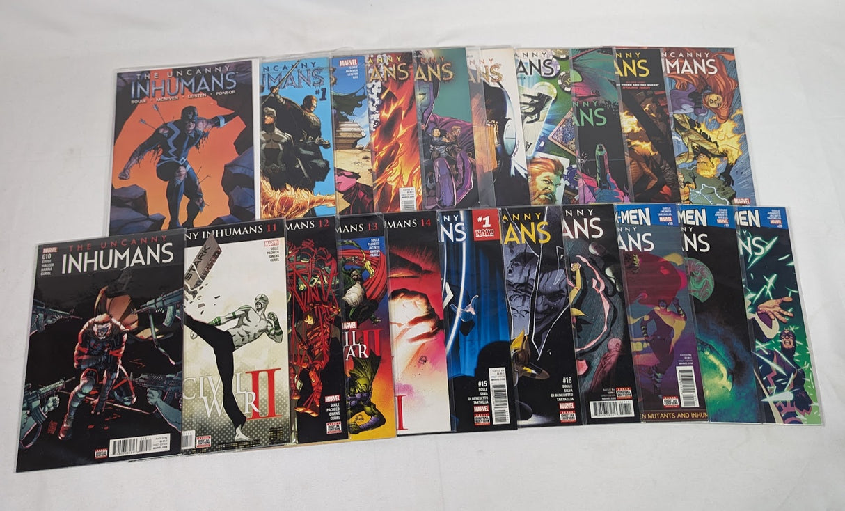 Marvel The Uncanny Inhumans (2015) Issues 0 - 20 Comic Book Bundle