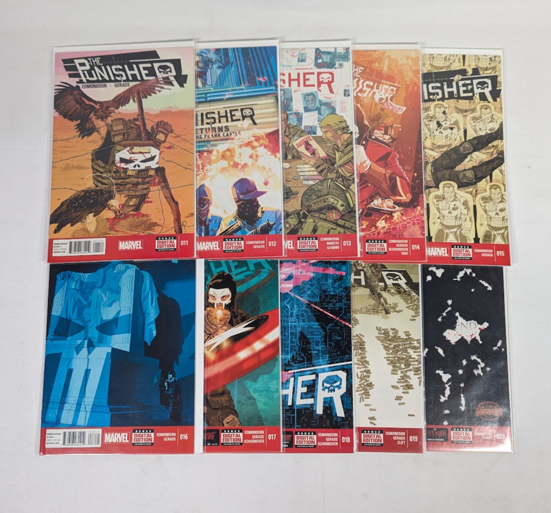 Marvel The Punisher (2014) Issues 1 - 20 Comic Book Bundle (Complete Run)