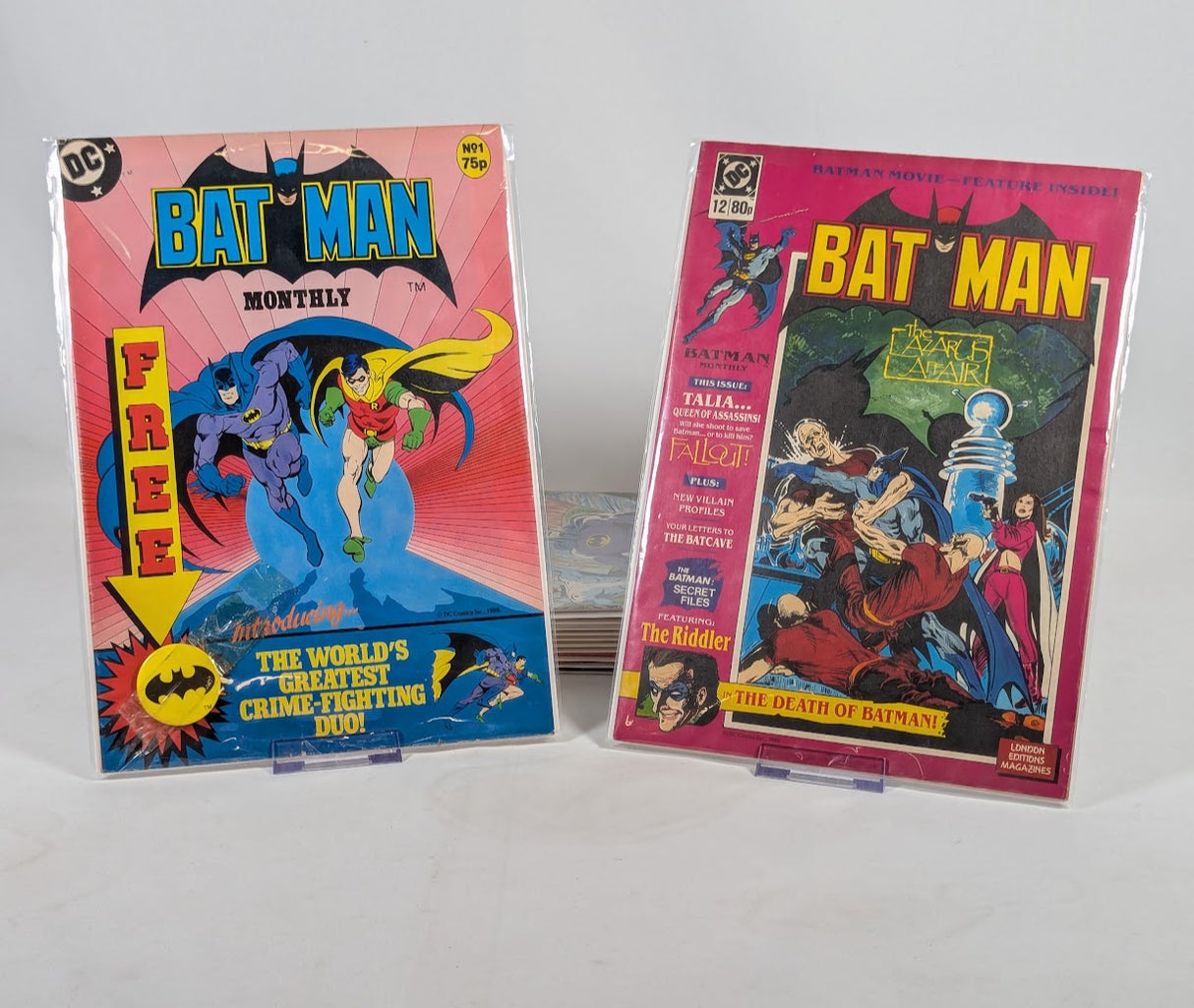 DC Comics Batman Monthly (1988) (UK Reprint) Issues 1 - 12 Comic Book Bundle