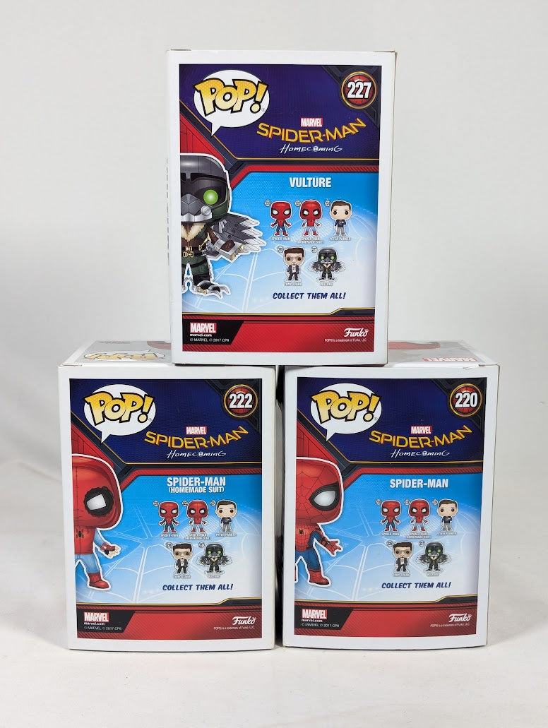 Marvel Spider-Man Homecoming Trilogy Bundle of 16 Funko Pop! Vinyl Figures