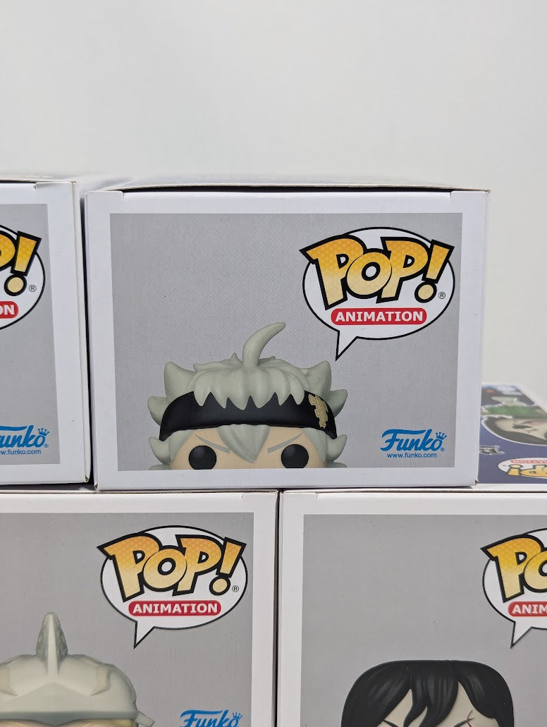Black Clover Signed Bundle of 5 Funko Pop! Vinyl Figures