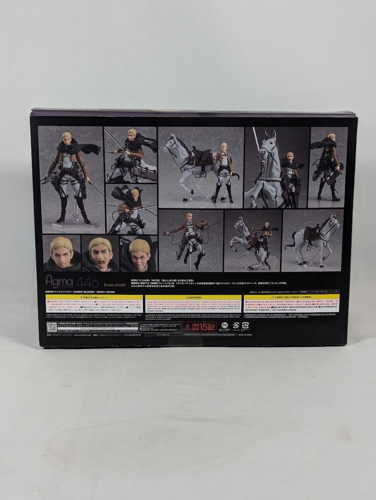 Attack on Titan Erwin Smith Figma Action Figure #446 (Missing Horse Stand)