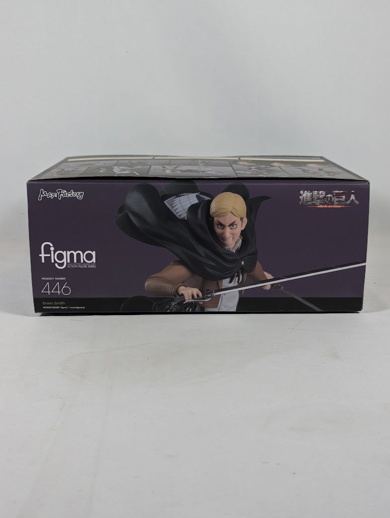 Attack on Titan Erwin Smith Figma Action Figure #446 (Missing Horse Stand)