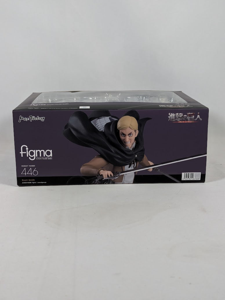 Attack on Titan Erwin Smith Figma Action Figure #446 (Missing Horse Stand)