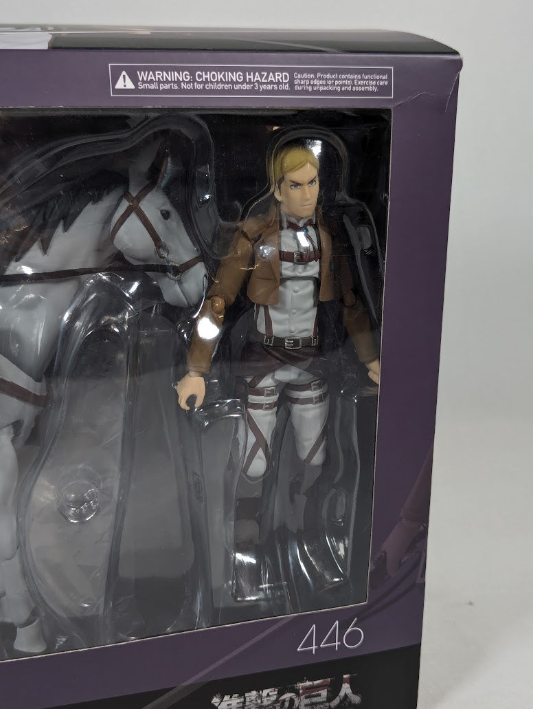 Attack on Titan Erwin Smith Figma Action Figure #446 (Missing Horse Stand)