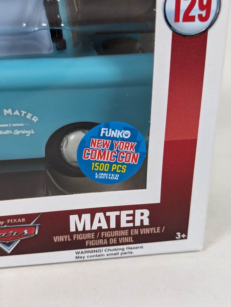 Disney Pixar Cars Mater (New York Comic Con Limited Edition) Funko Pop! Vinyl Figure #129 (Only 1500 Made)