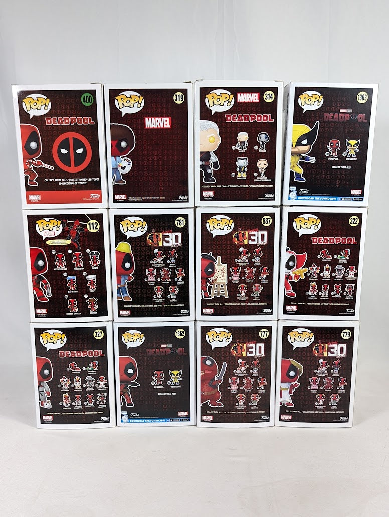 Marvel Deadpool Bundle of 12 Funko Pop! Vinyl Figures