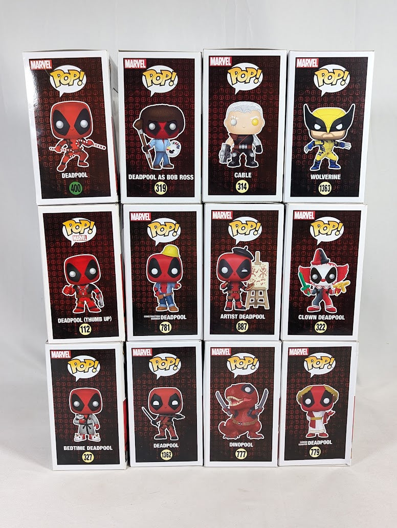 Marvel Deadpool Bundle of 12 Funko Pop! Vinyl Figures