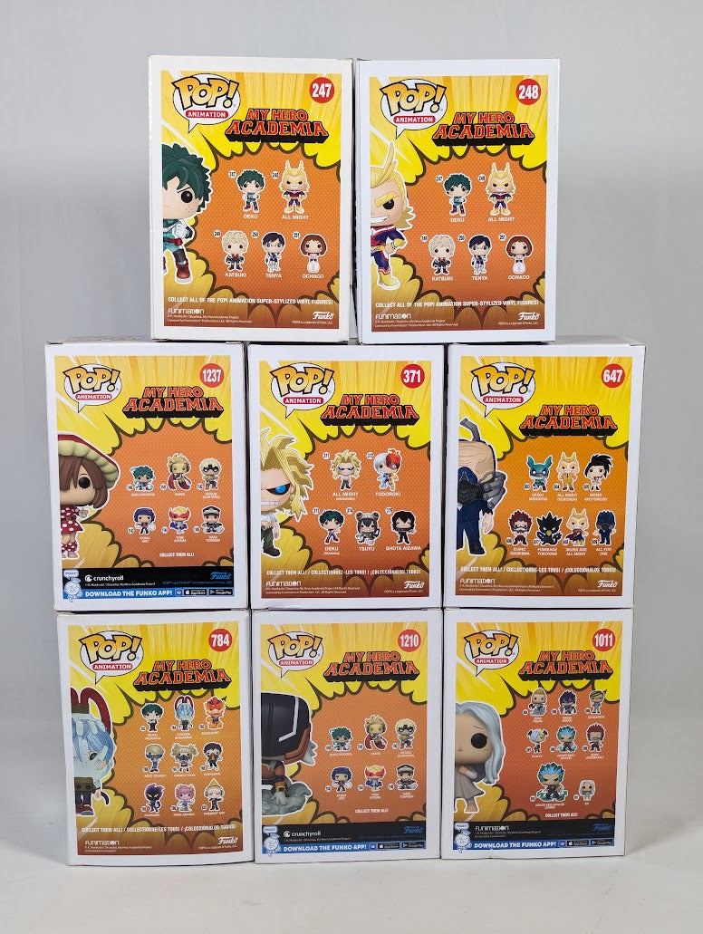 My Hero Academia Bundle of 8 Funko Pop! Vinyl Figures