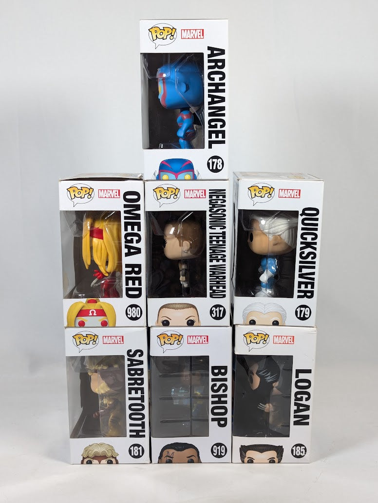 Marvel X-Men Bundle of 7 Funko Pop! Vinyl Figures