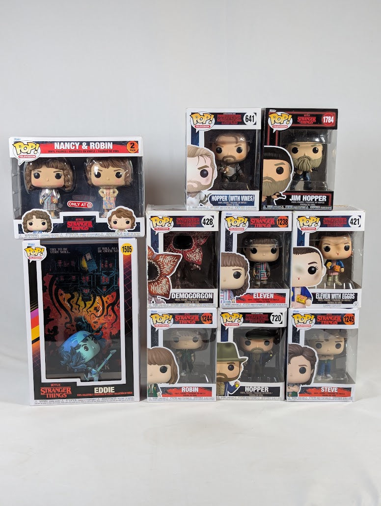 Stranger Things Bundle of 10 Funko Pop! Vinyl Figures