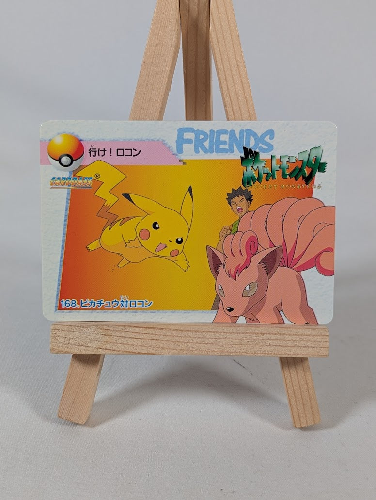 Pokemon Anime Collection Bandai Carddass 1999 Bundle of 5 Trading Cards