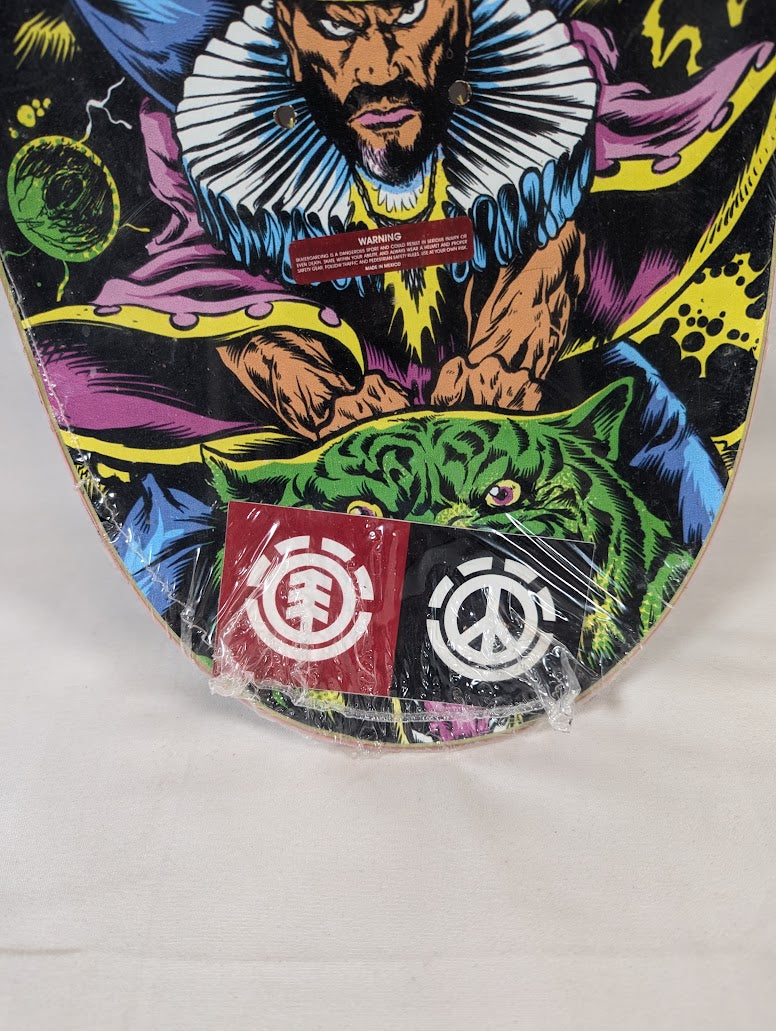 Nyjah Huston Final Element Sakmet Disorder Skateboard Deck