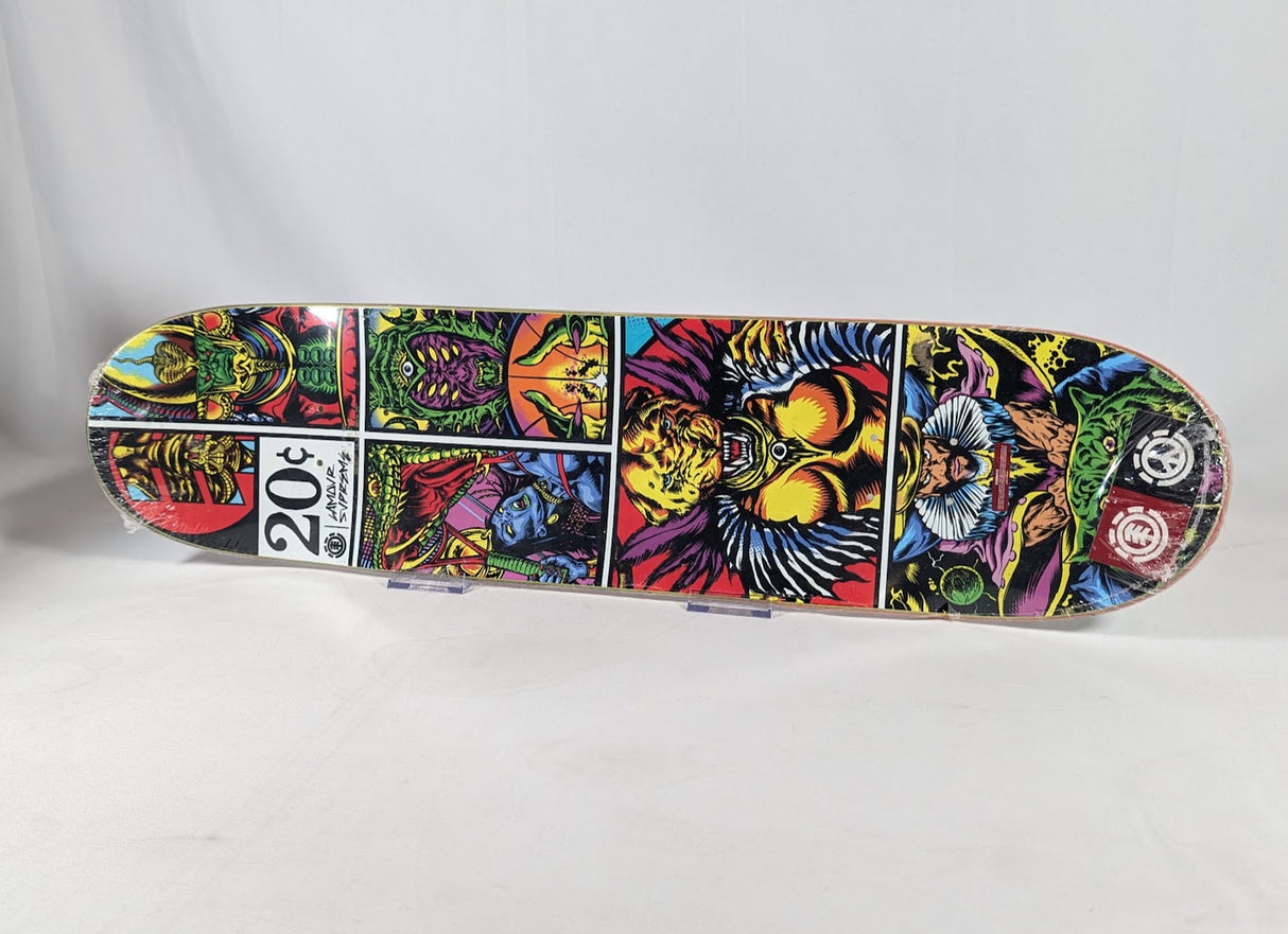 Nyjah Huston Final Element Sakmet Disorder Skateboard Deck