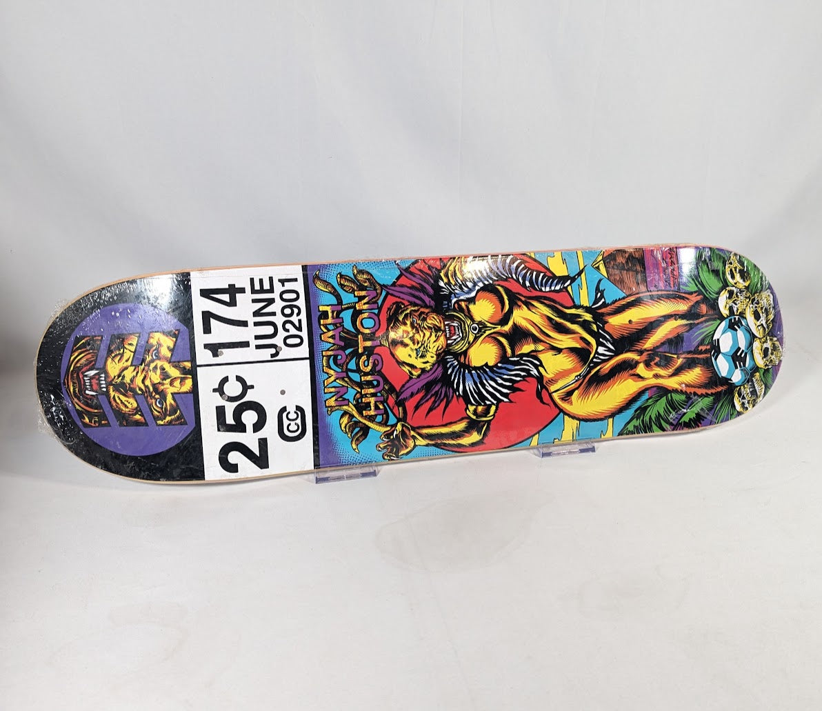 Nyjah Huston Final Element Sakmet Disorder Skateboard Deck