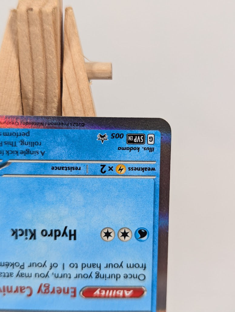 Pokemon Trading Card Game Quaquaval 005 (Staff Stamp) NM