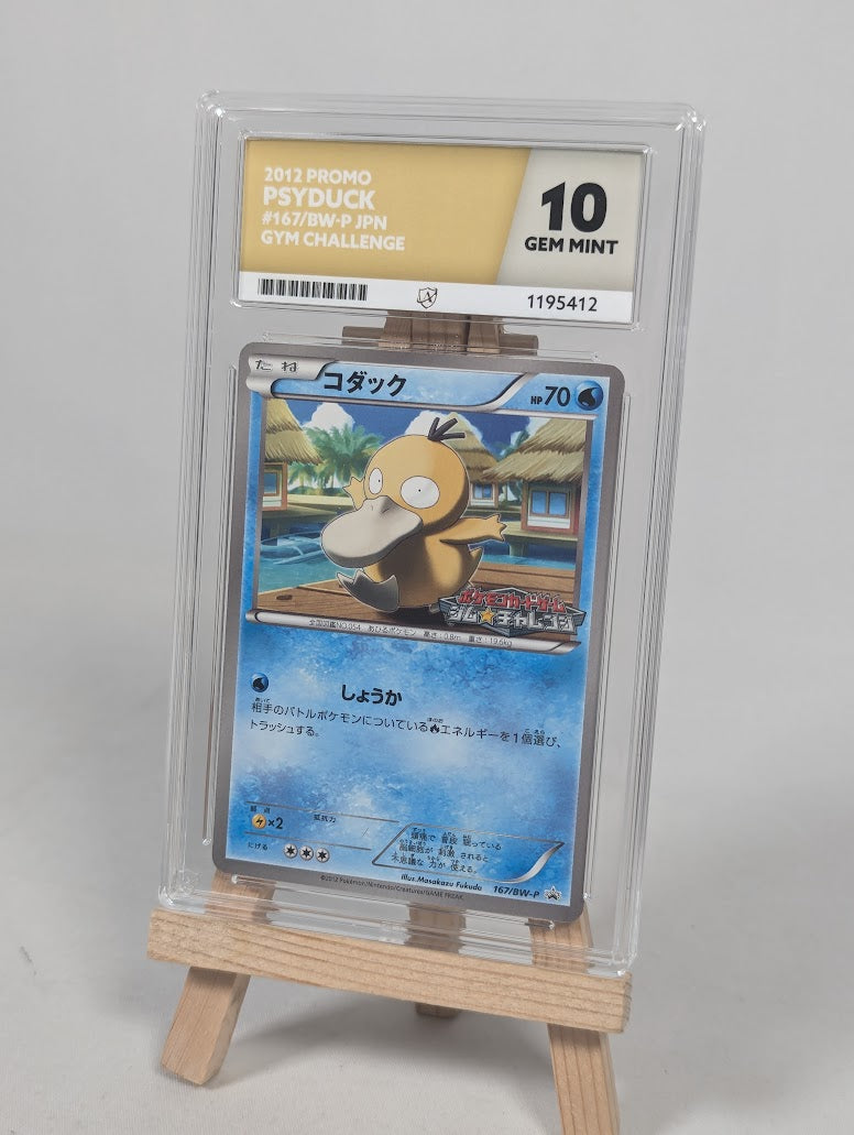 Pokemon Trading Card Game Psyduck 167/BW-P (JP) Graded ACE 10