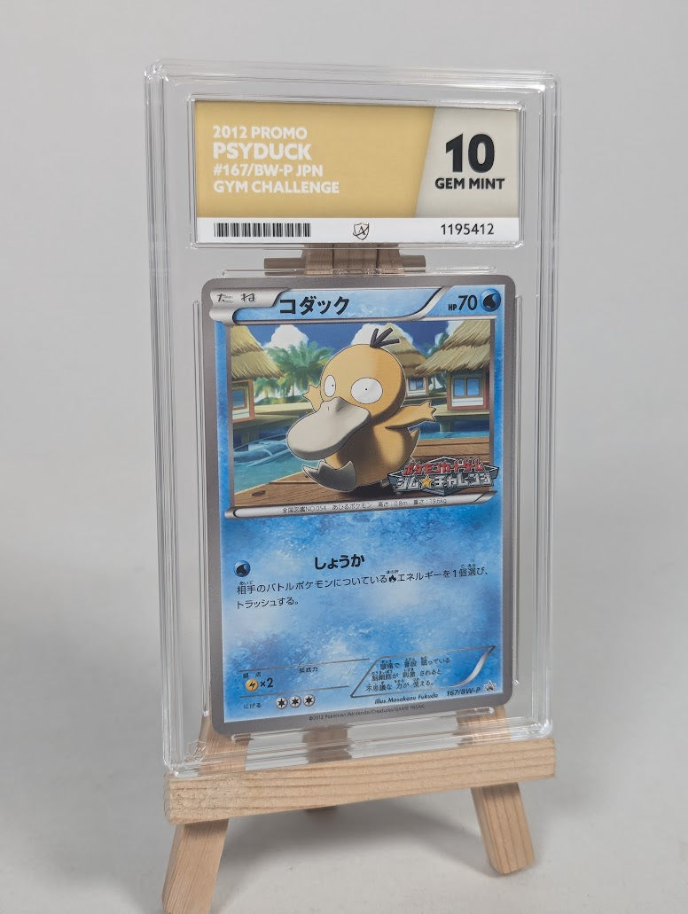 Pokemon Trading Card Game Psyduck 167/BW-P (JP) Graded ACE 10