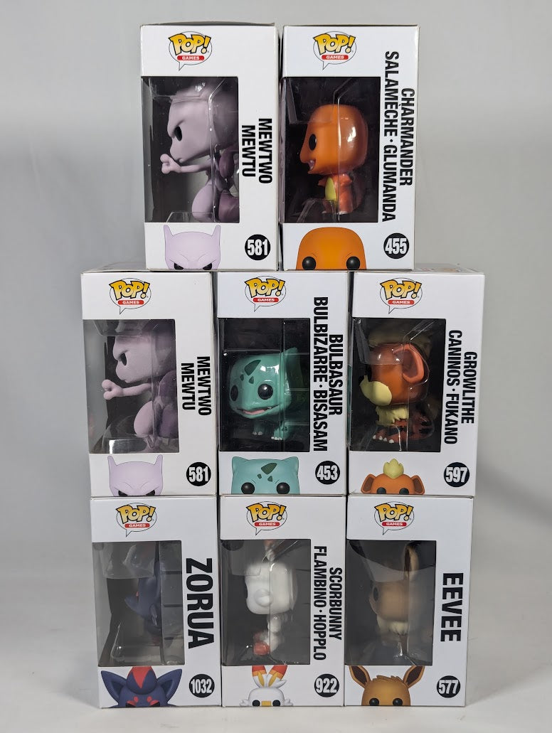 Pokemon Bundle of 9 Funko Pop! Vinyl Figures