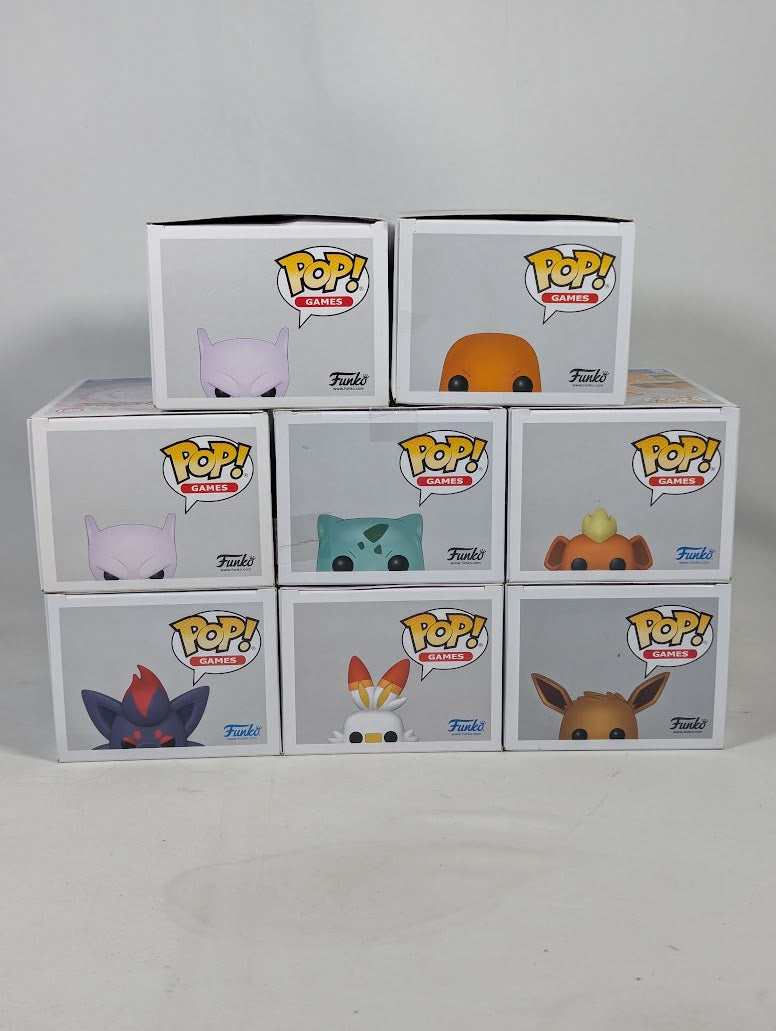 Pokemon Bundle of 9 Funko Pop! Vinyl Figures