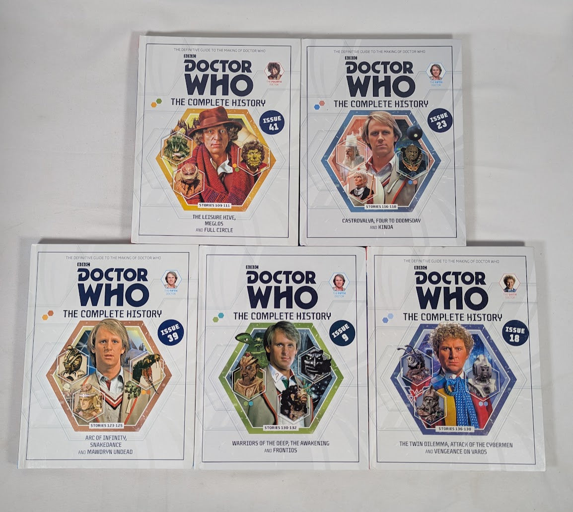 Doctor Who The Complete History Bundle of 10 Hardback Books