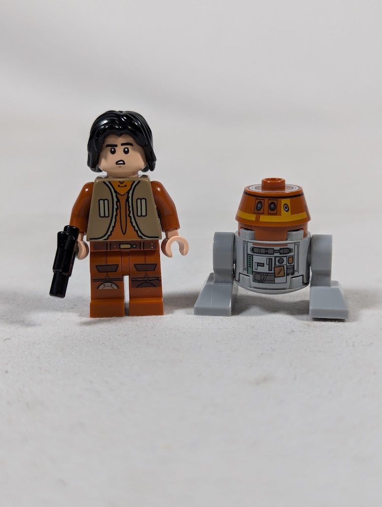 LEGO Star Wars C1-10P Chopper & Ezra Bridger Mini Figures SW0565 & SW0574