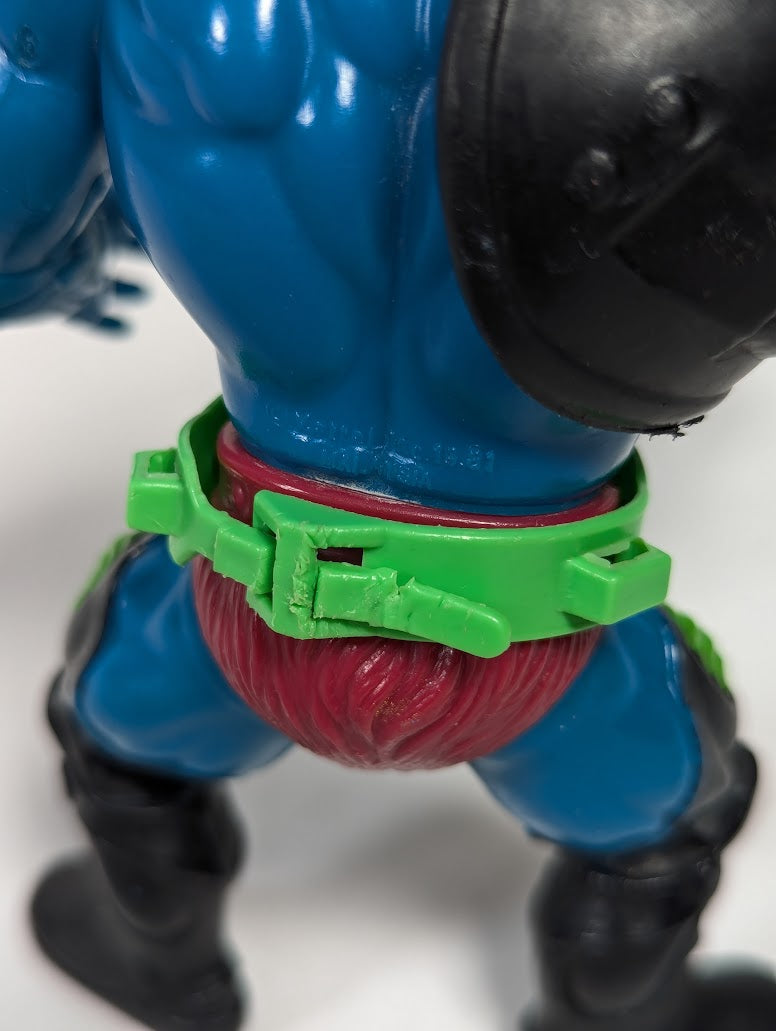 Masters of the Universe Trap Jaw 1983 Mattel Action Figure (With Claw & Belt)