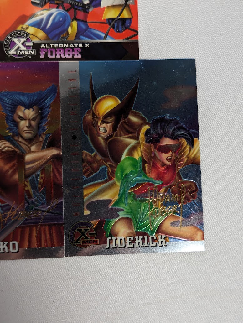 Marvel Fleer 1995 Ultra X-Men Bundle of 9 Trading Cards