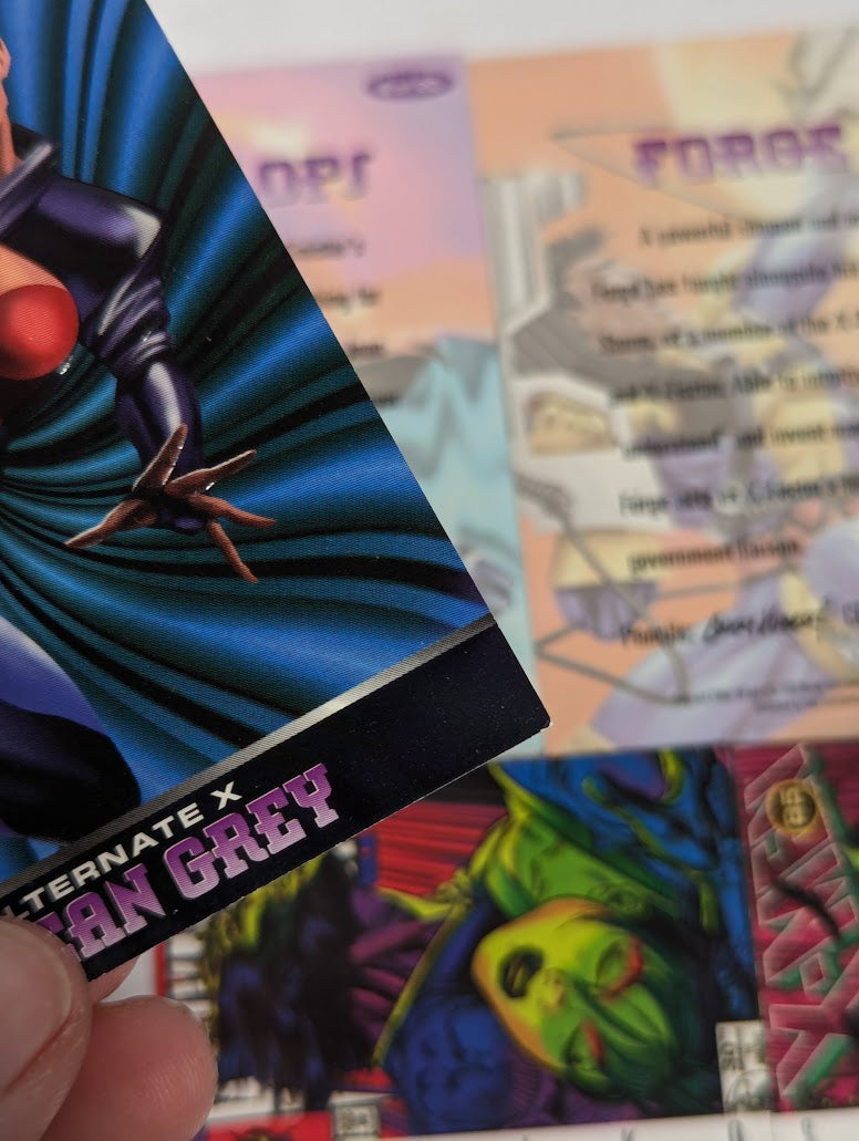 Marvel Fleer 1995 Ultra X-Men Bundle of 9 Trading Cards