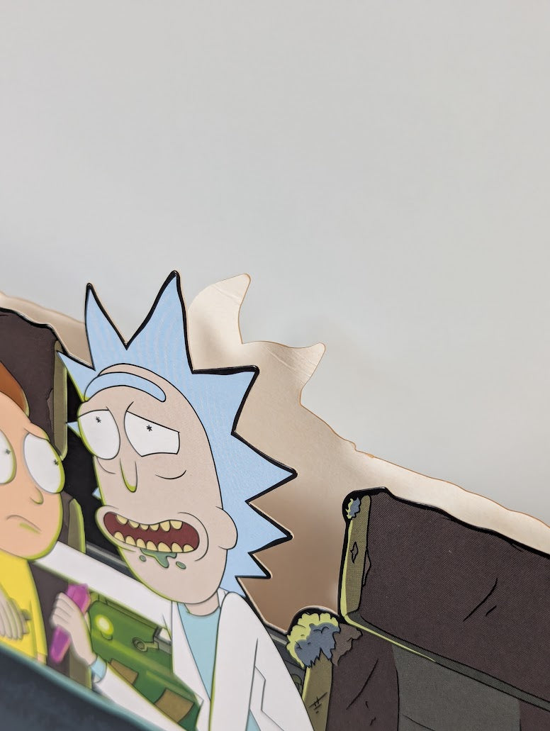 Rick and Morty Soundtrack 2x LP 12" Vinyl Record (Pink & Purple Splatter)