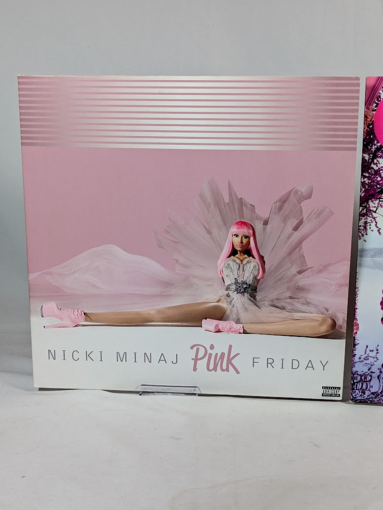 Nicki Minaj Pink Friday, Pink Friday 2 & Pink Friday Roman Reloaded Bundle of 3 Vinyl Records