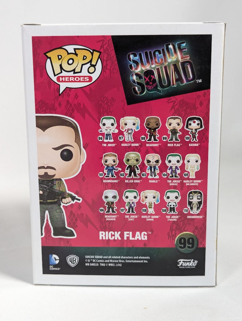 DC Comics Suicide Squad Rick Flag Funko Pop! Vinyl Figure #99